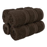 4 Piece 100% Cotton Luxury Washcloth Turkish Towel Set - 60 Set Case Pack