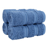 4 Piece 100% Cotton Luxury Washcloth Turkish Towel Set - 60 Set Case Pack