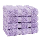 4 Piece 100% Cotton Luxury Washcloth Turkish Towel Set - 60 Set Case Pack