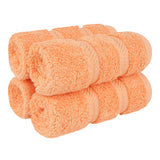 4 Piece 100% Cotton Luxury Washcloth Turkish Towel Set - 60 Set Case Pack