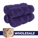 4 Piece 100% Cotton Luxury Washcloth Turkish Towel Set - 60 Set Case Pack