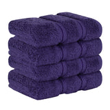 4 Piece 100% Cotton Luxury Washcloth Turkish Towel Set - 60 Set Case Pack