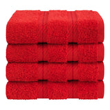 4 Piece 100% Cotton Luxury Washcloth Turkish Towel Set - 60 Set Case Pack