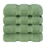 4 Piece 100% Cotton Luxury Washcloth Turkish Towel Set - 60 Set Case Pack