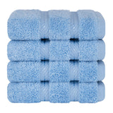 4 Piece 100% Cotton Luxury Washcloth Turkish Towel Set - 60 Set Case Pack