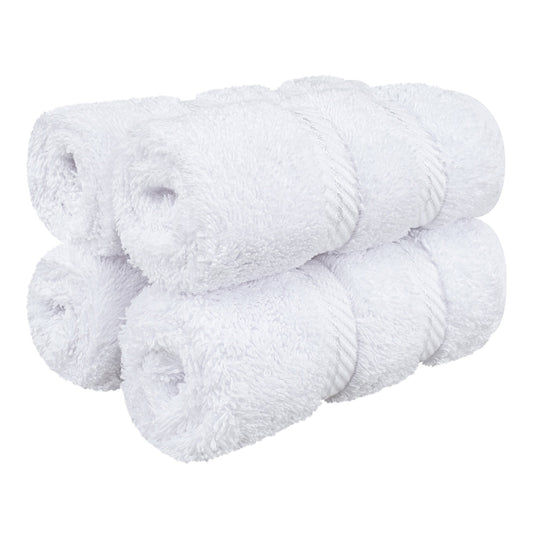 4 Piece 100% Cotton Softness, Elegance, Comfort Washcloth Turkish Towel Set