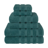 6 Piece 100% Cotton Turkish Bulk Bath Towels - Wholesale Premium Towel Sets - 10 Set Case Pack