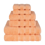 6 Piece 100% Cotton Turkish Bulk Bath Towels - Wholesale Premium Towel Sets - 10 Set Case Pack