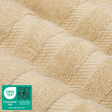 6 Piece 100% Cotton Turkish Bulk Bath Towels - Wholesale Premium Towel Sets - 10 Set Case Pack