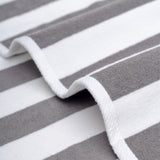 Cabana Striped Oversized Premium Cotton Beach Towel 30x60" - 32 Set Case Pack