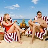 Cabana Striped Premium Beach Towels, Premium Cotton, 30x60 Inches, Soft, Absorbent, Sand Free Swim Towels