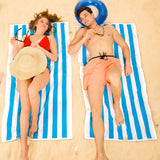 Cabana Striped Premium Beach Towels, Premium Cotton, 30x60 Inches, Soft, Absorbent, Sand Free Swim Towels
