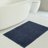 American Soft Linen Meja Bath Rug – 21x34" Decorative Premium Cotton Rug - Bath Mats for Bathroom