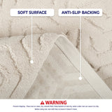 American Soft Linen Meja Bath Rug – 21x34" Decorative Premium Cotton Rug - Bath Mats for Bathroom
