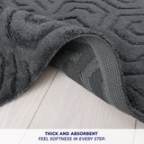 American Soft Linen Meja Bath Rug – 21x34" Decorative Premium Cotton Rug - Bath Mats for Bathroom