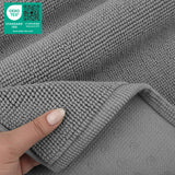 American Soft Linen 100% Cotton Bath Mat Rugs, 20x34 inches with Silicone Backing, Soft Absorbent Grip-Enhanced Bath Mats for Bathroom - 35 Set Case Pack