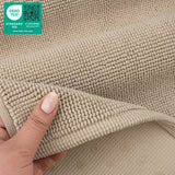 American Soft Linen 100% Cotton Bath Mat Rugs, 20x34 inches with Silicone Backing, Soft Absorbent Grip-Enhanced Bath Mats for Bathroom - 35 Set Case Pack