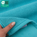 American Soft Linen 100% Cotton Bath Mat Rugs, 20x34 inches with Silicone Backing, Soft Absorbent Grip-Enhanced Bath Mats for Bathroom - 35 Set Case Pack
