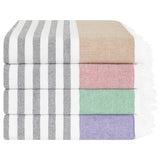 4 Packed Terry Peshtemal and Beach Towel, Mediterranean Collection, 35" x 60", Modern & Traditional Turkish Towels - 11 Set Case Pack