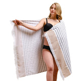 Mediterranean 100% Cotton Turkish Peshtemals, 35" x 60", Modern & Traditional Turkish Towels - 44 Set Case Pack
