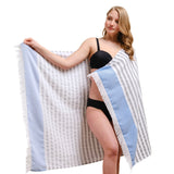 Mediterranean 100% Cotton Turkish Peshtemals, 35" x 60", Modern & Traditional Turkish Towels - 44 Set Case Pack