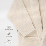 American Soft Linen Luxury Men’s Fleece Bathrobe – Ultra Soft, Warm & Lightweight Plush Robe