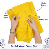 American Soft Linen Single Piece 100% Cotton Turkish Towels with 20 Different Colors, Create Your Set