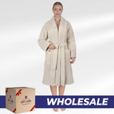 American Soft Linen Luxury Women’s Fleece Bathrobe – Ultra Soft, Warm & Lightweight Plush Robe Wholesale