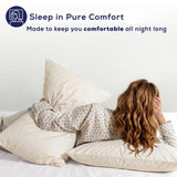 American Soft Linen 100% Washed Cotton Percale Pillowcase Set (2 Pack) – Soft Breathable Pillow Covers