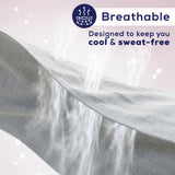 American Soft Linen 100% Washed Cotton Percale Pillowcase Set (2 Pack) – Soft Breathable Pillow Covers
