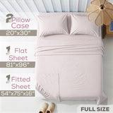 American Soft Linen 100% Washed Cotton Percale Sheet Set – Soft Breathable Bedding with Pillowcases