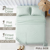 American Soft Linen 100% Washed Cotton Percale Sheet Set – Soft Breathable Bedding with Pillowcases