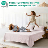 American Soft Linen 100% Washed Cotton Percale Sheet Set – Soft Breathable Bedding with Pillowcases