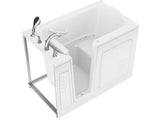 ANZZI Value Series 30 in. x 53 in. Quick Fill Walk-In Air Tub in White