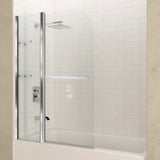 Galleon 48 in. x 58 in. Frameless Tub Door with TSUNAMI GUARD