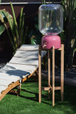 Arte Casa Ceramic Water Dispenser: Berry Wine