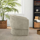 Wichita Light Brown Chenille Lounge Chair