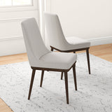 Kate Beige Fabric Dining Chair (Set Of 2)
