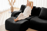 ROMA 115.3" 3-Seater Sofa with 3 Ottomans