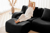 ROMA 148" 4-Seater Sofa with 2 Ottomans