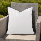 20 x 20 Outdoor Pillow with Dec Cord- Seascape Natural- Poly Insert