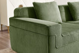 MARTHA 81" Loveseat with 1 Ottoman