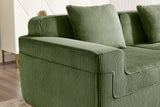MARTHA 117" 3-Seater Sofa with 1 Ottoman