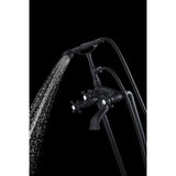 Suni 3-Handle Claw Foot Tub Faucet with Hand Shower