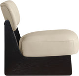 Vetra - Vegan Leather Upholstered Accent Chair With Black Base