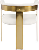 Romeo - Faux Leather Dining Chair With Gold Base (Set of 2)