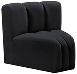 Arc - Velvet Curved Corner Chair