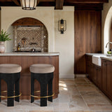 Bocceli - Counter Stool - Black Base