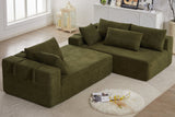 NOUVA 108" Chenille Right Chaise Sectional