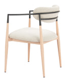 Equinox Dining Chair Oyster Gray & Natural
